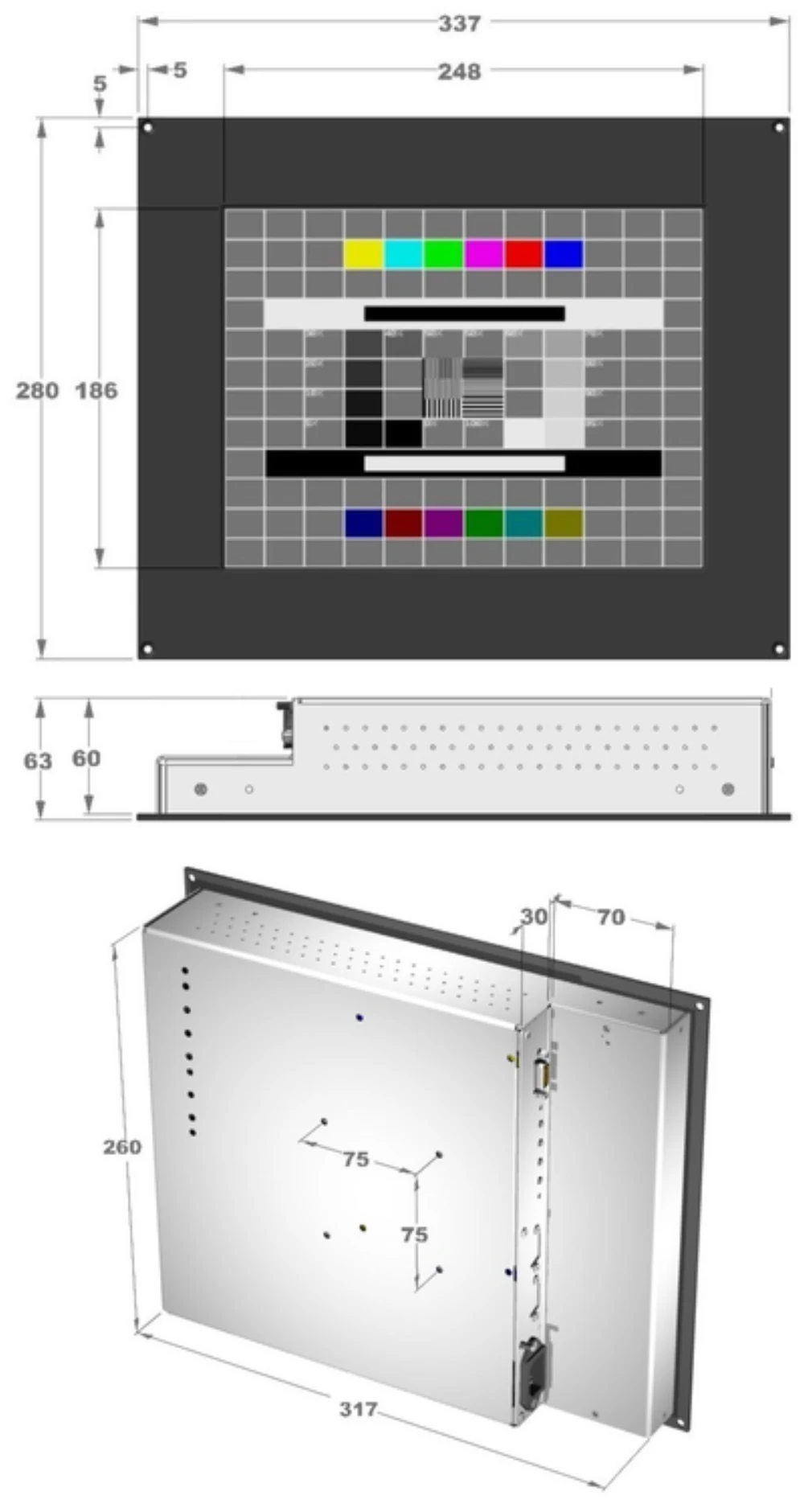 LCD12ML-3L, 12,1″ Monitor / Panel-PC von GEPRO